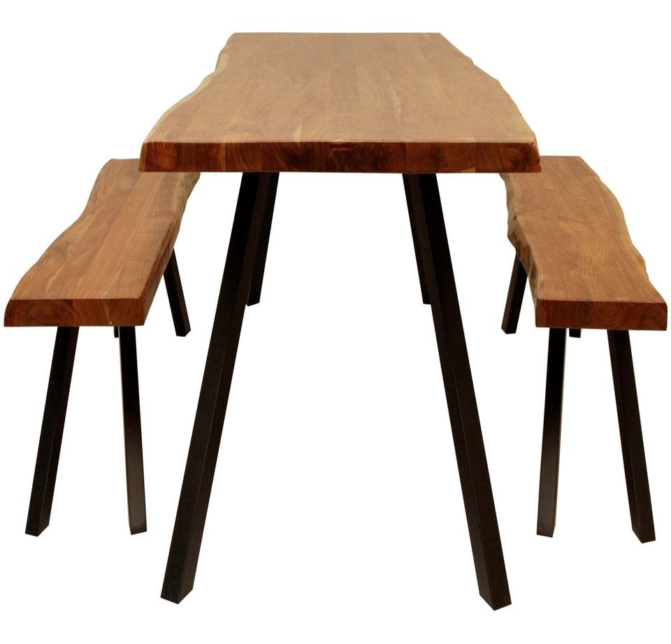 Antique Natural Live Edge Log Wood Coffee Table - Image 5