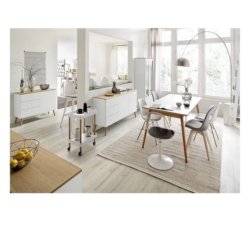 Wholesale New Modern Design Natural White Marble Dining Table With Solid Wooden Leg Natural FinishRestaurant & Cafe Dining Table - Image 2