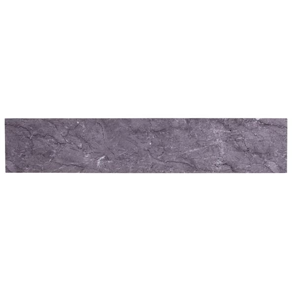 Luxury Rainforest Brown Marble Console Table with Iron Legs - Image 2