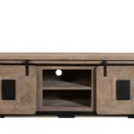 Carey Mango Wood Sliding TV Unit